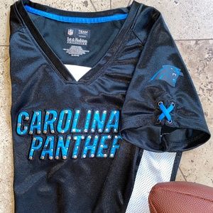 NFL TEAM APPAREL WOMENS BLING PANTHER JERSEY